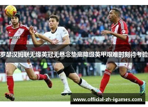 罗瑟汉姆联无缘英冠无悬念垫底降级英甲艰难时刻待考验 罗瑟汉姆联无缘英冠无悬念垫底降级英甲艰难时刻待考验
